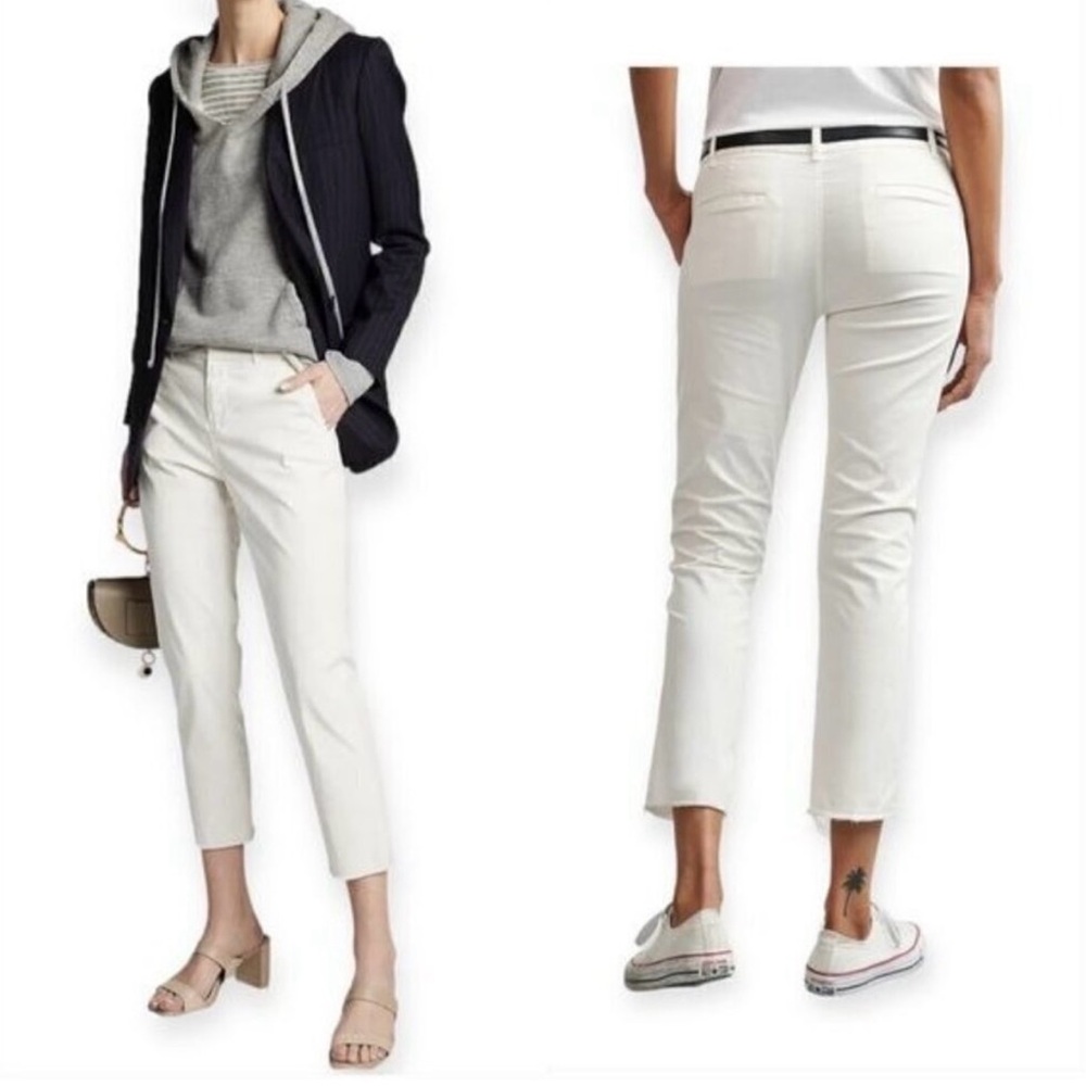 NILI LOTAN White East Hampton Pant Size 10, EUC